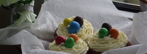 пасхальные апельсиновые капкейки с ромовым кремом. Шаг 5