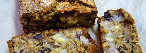 постный кекс с бананами, шоколадом и кленовым сиропом. Шаг 5