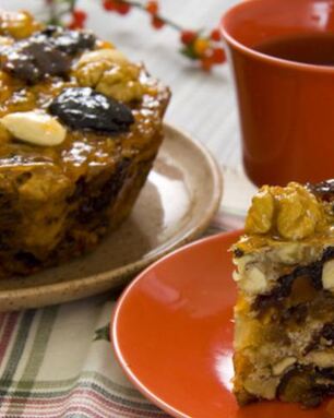 Рождественский кекс из сухофруктов