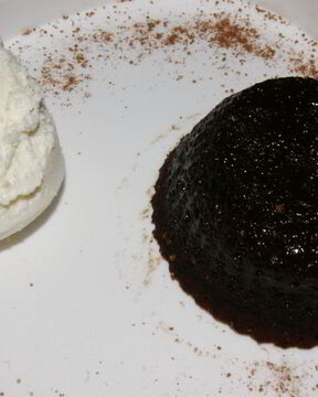 Шоколадный фондан