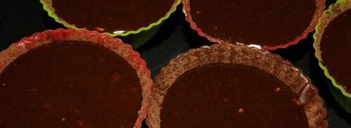 шоколадный фондан. Шаг 5