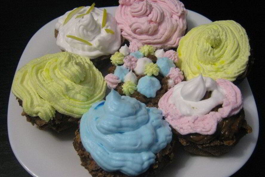 Рецепт шоколадный капкейк с апельсином