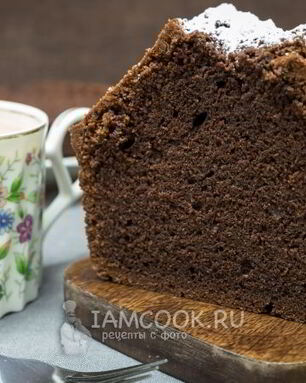 Шоколадный кекс на сметане