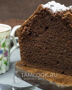Шоколадный кекс на сметане