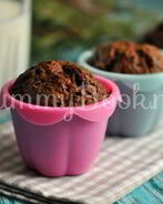 Шоколадные кексы с вишней