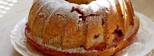 сливочный кекс с клубникой. Шаг 9