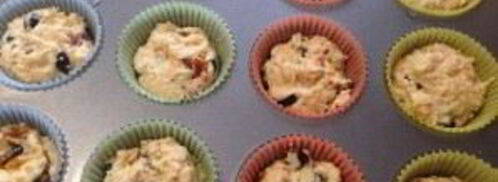 соленые кексики с оливками и вялеными помидорами. Шаг 8