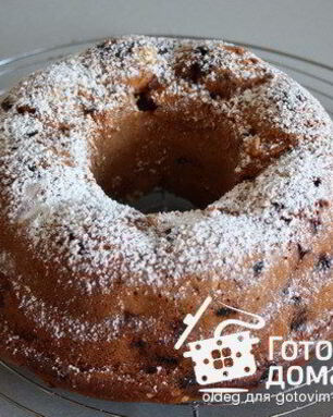 Творожный кекс с ягодами