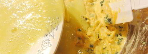 тыквенный закусочный кекс с зеленым луком. Шаг 7