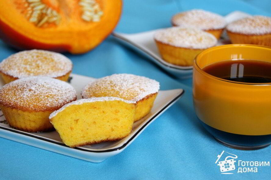 Рецепт тыквенные кексы с апельсином и лимоном