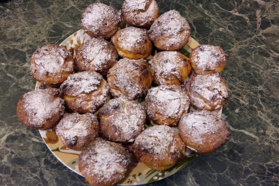 Рецепт тыквенные кексы с творогом