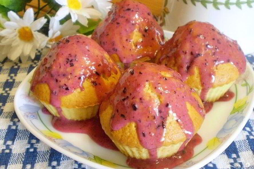 Рецепт вкусные кексики в силиконовых формочках