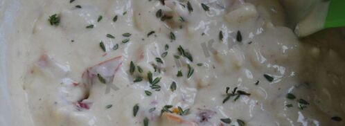 закусочный кекс с вялеными томатами, мясным ассорти, моцареллой и тимьяном. Шаг 6