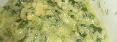 багет с кабачково-сырной начинкой. Шаг 4