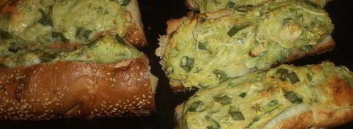 багет с кабачково-сырной начинкой. Шаг 6