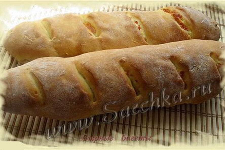 Рецепт багет с сыром