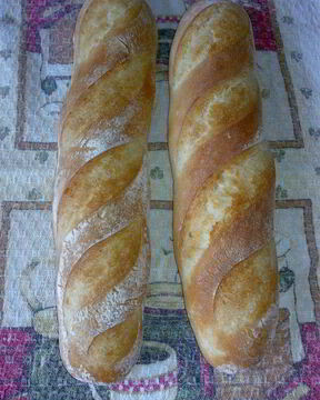 Багеты на тесте холодного брожения