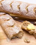 Багеты с цельнозерновой мукой и отрубями