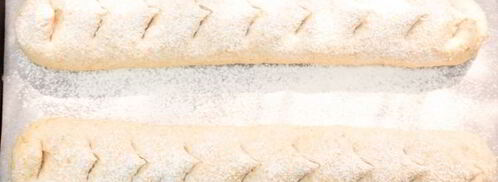 багеты с цельнозерновой мукой и отрубями. Шаг 8