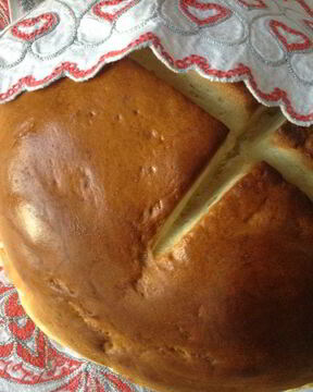 Белый хлеб на молочной сыворотке