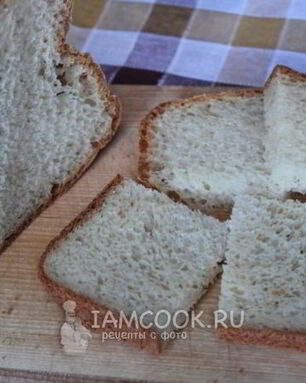 Белый творожный хлеб в хлебопечке