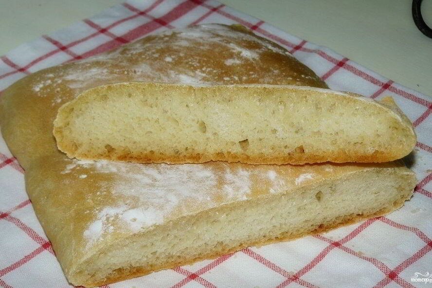 Рецепт домашняя чиабатта