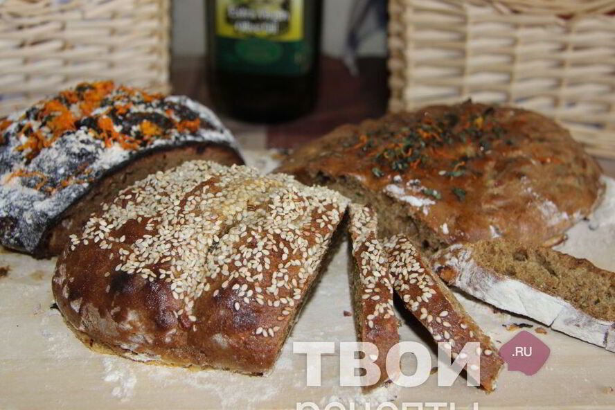 Рецепт хлеб бездрожжевой с орехами и сухофруктами