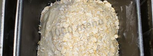хлеб из овсяной муки в хлебопечке. Шаг 14