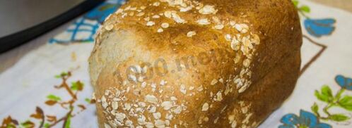 хлеб из овсяной муки в хлебопечке. Шаг 15