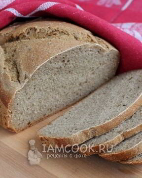 Хлеб ржаной на закваске в хлебопечке