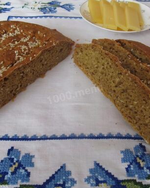 Хлеб ржаной тыквенный с отрубями