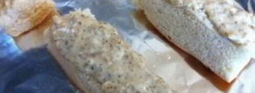 хлеб с чесноком и сыром. Шаг 6