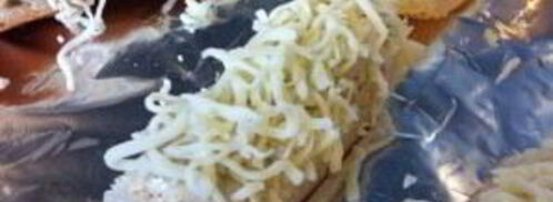 хлеб с чесноком и сыром. Шаг 7