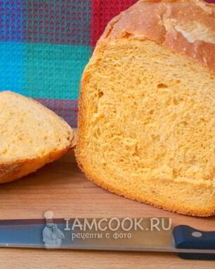 Хлеб с паприкой и луком в хлебопечке