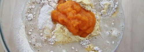 хлеб тыквенное кольцо. Шаг 5