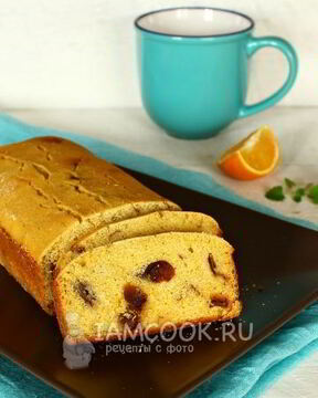 Кукурузный хлеб с финиками