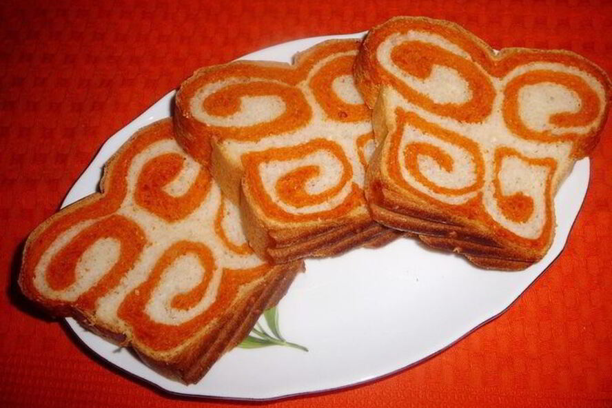 Рецепт пшенично-томатный хлеб