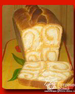 Рулетный узорный хлеб