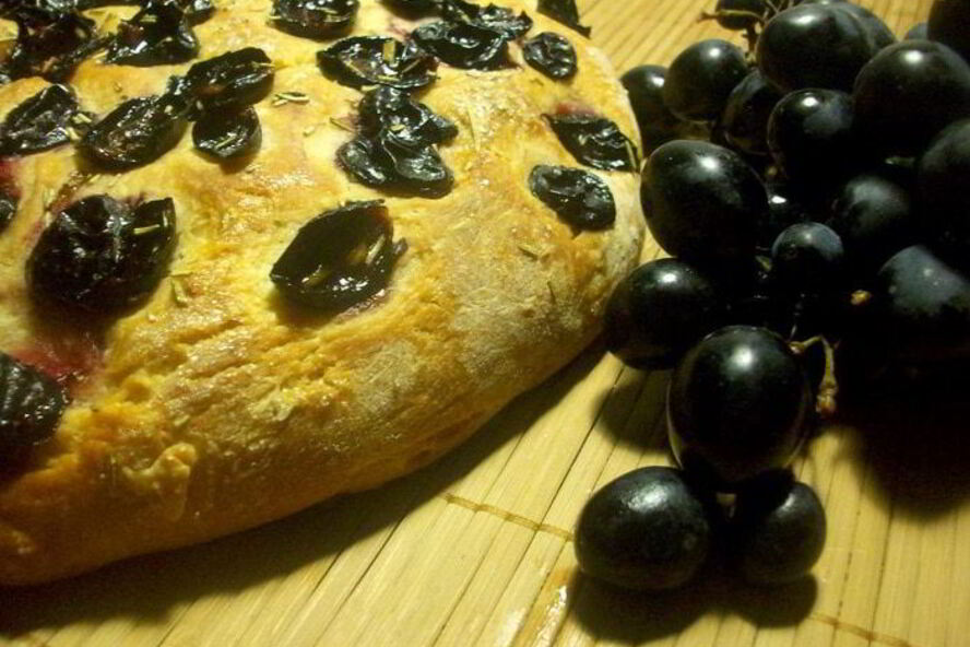 Рецепт тосканский хлеб с виноградом