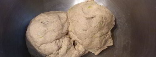 цельнозерновой хлеб с кабачком и семечками подсолнуха. Шаг 5