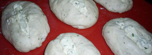 японские чесночные хлебцы. Шаг 6