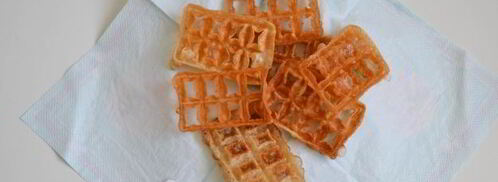 хворост из жидкого теста. Шаг 12