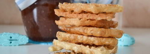 хворост из жидкого теста. Шаг 13