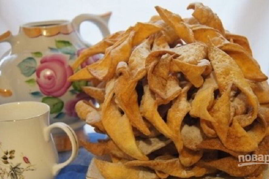 Рецепт хвороста ны желткаха