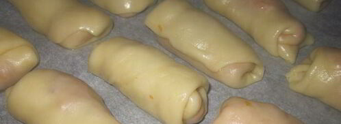 конвертики с морковкой и яблоком. Шаг 9