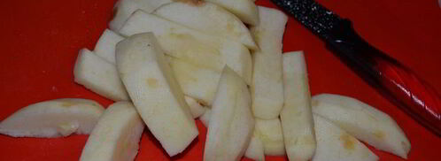 конвертики с яблоком. Шаг 5