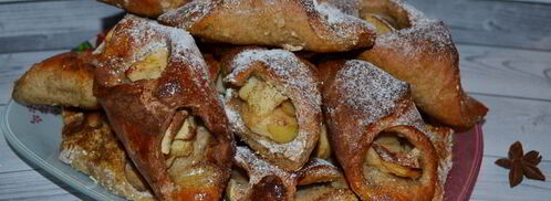 конвертики с яблоком. Шаг 7