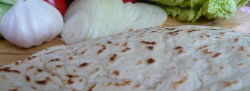 домашний лаваш с начинкой. Шаг 3
