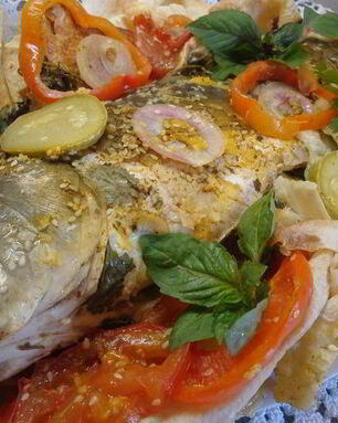 Фирменный карп в лаваше