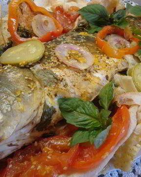 Фирменный карп в лаваше